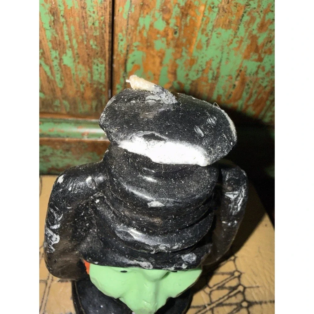 Vintage Halloween Candle Lot Witch Lantern Ghost Family See Photos